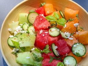 Peppered Melon Salad