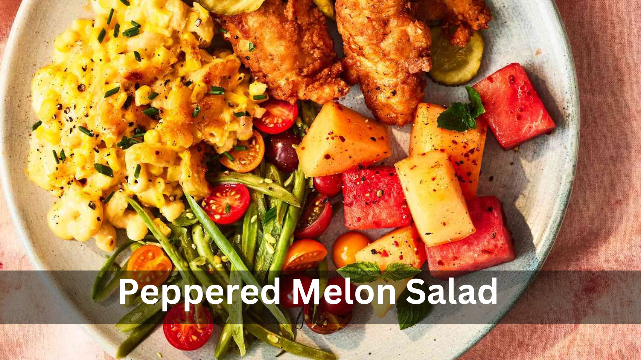Peppered Melon Salad